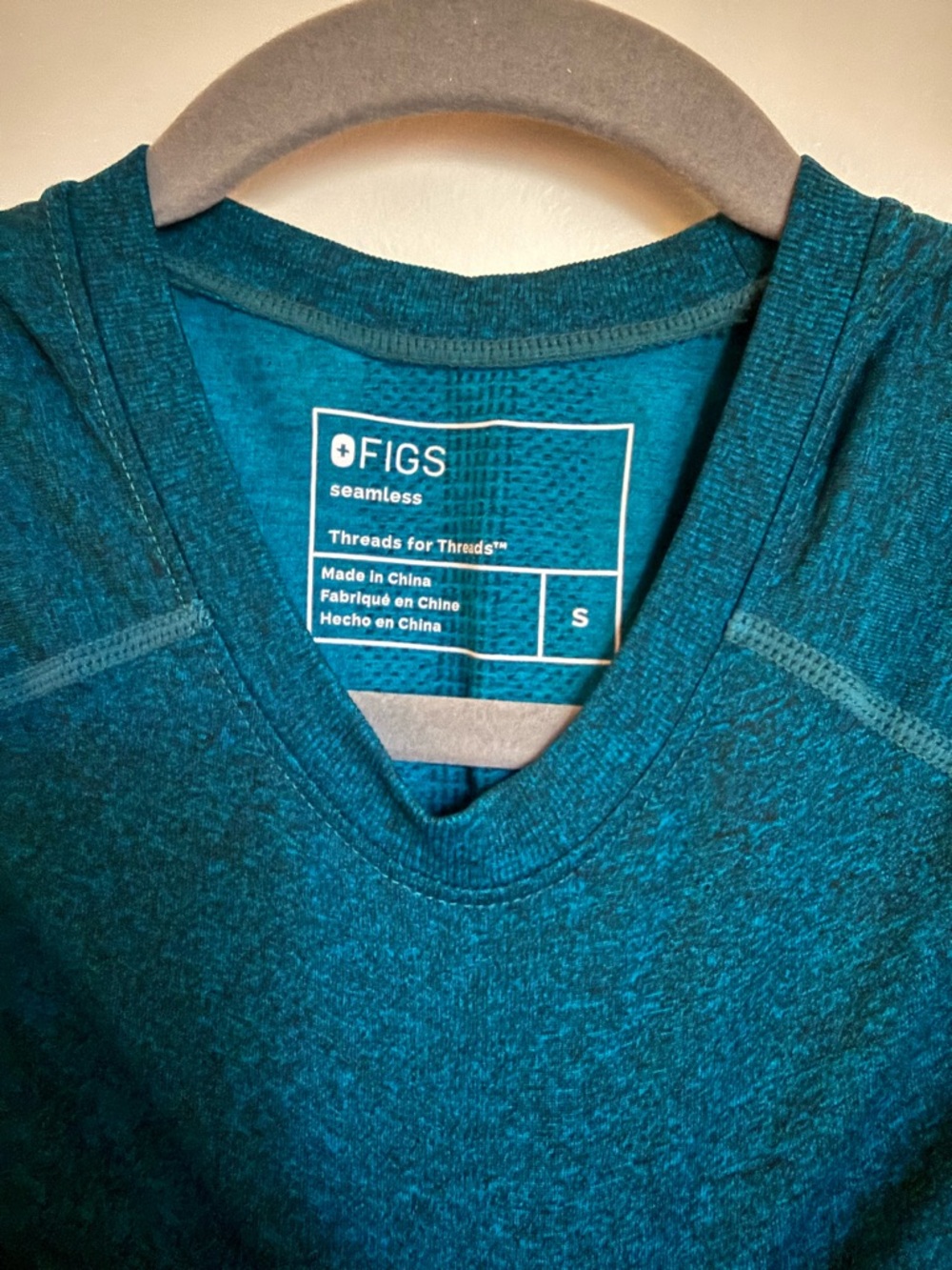 Figs Deep Reef Long-Sleeve Athletic Top - Picture 3 of 3